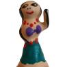 Condomerie - preservativo decorativo chica hula pintado a mano - 1