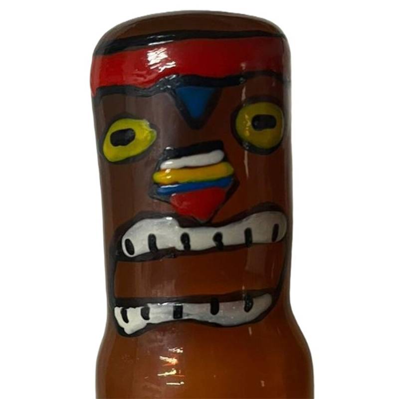Condomerie - preservativo decorativo totem tiki hawaii pintado a mano - - 1