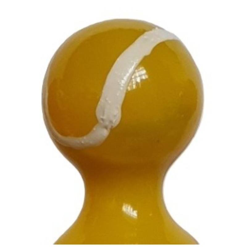 Condomerie - preservativo decorativo pelota de tenis pintado a mano - - 1