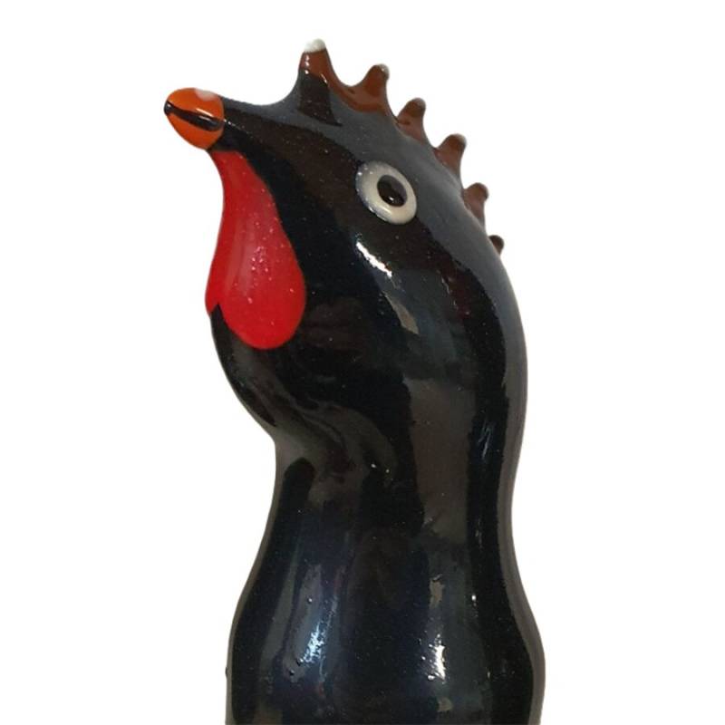 Condomerie - preservativo decorativo gallo negro pintado a mano - - 1 Condomerie - preservativo decorativo gallo negro pintado a mano - - 1