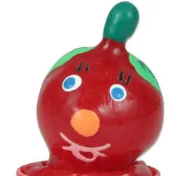 Condomerie - preservativo decorativo pintado a mano tomate