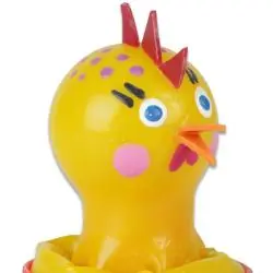 Condomerie - preservativo decorativo pintado a mano pollo pegado