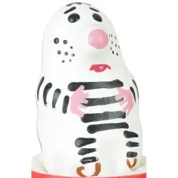 Condomerie - preservativo decorativo pintado a mano prisionero