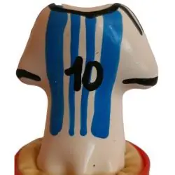 Condomerie - preservativo decorativo pintado a mano camiseta messi n10