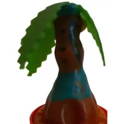 Condomerie - preservativo decorativo pintado a mano palmera