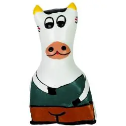 Condomerie - preservativo decorativo pintado a mano vaca modelo xl