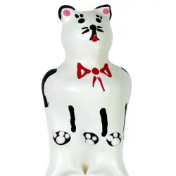 Condomerie - preservativo decorativo pintado a mano gato modelo xl