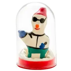Condomerie - preservativo decorativo pintado a mano snowboard xl