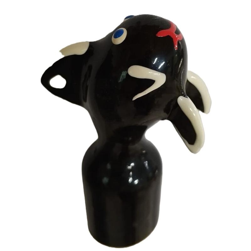 Condomerie - preservativo decorativo pintado a mano orca amable xl
