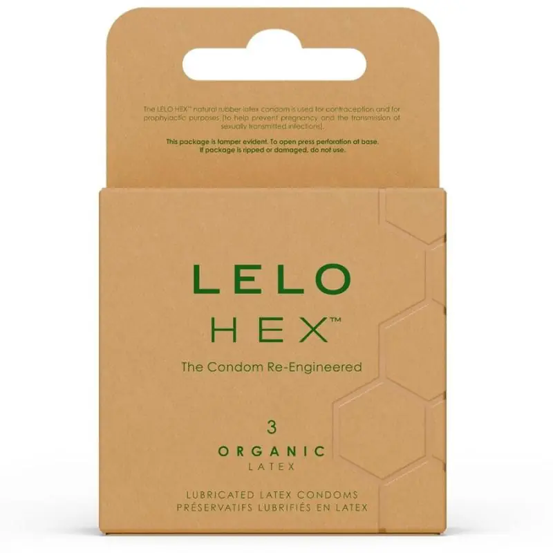Lelo - hex organic preservativo caja 3 uds