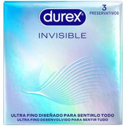 Durex - invisible ultra fino 3 unidades