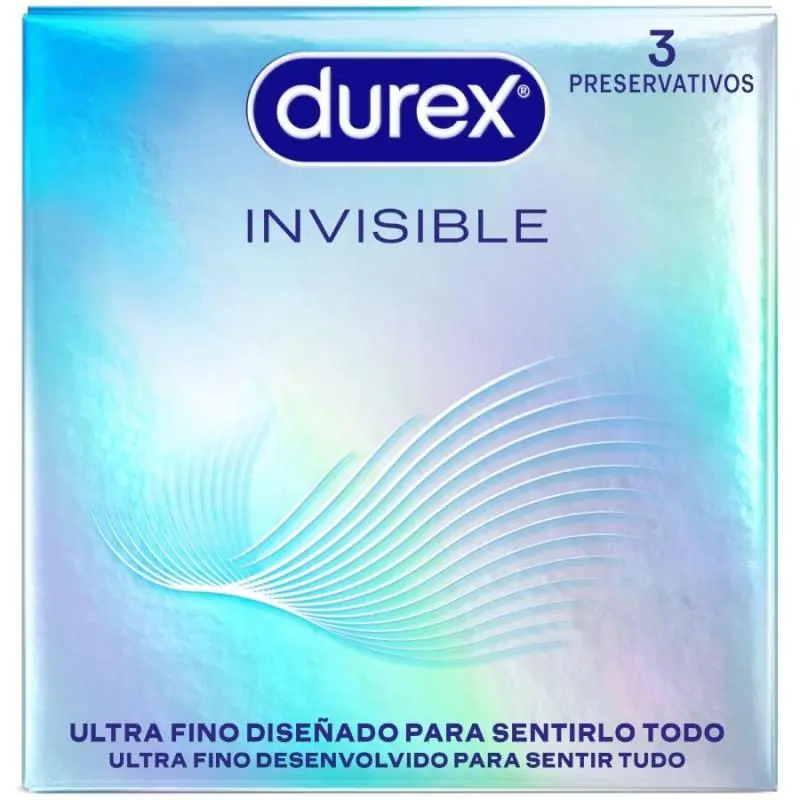 Durex - invisible ultra fino 3 unidades Durex - invisible ultra fino 3 unidades