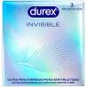Caja de 3 preservativos ultrafinos Durex Invisible