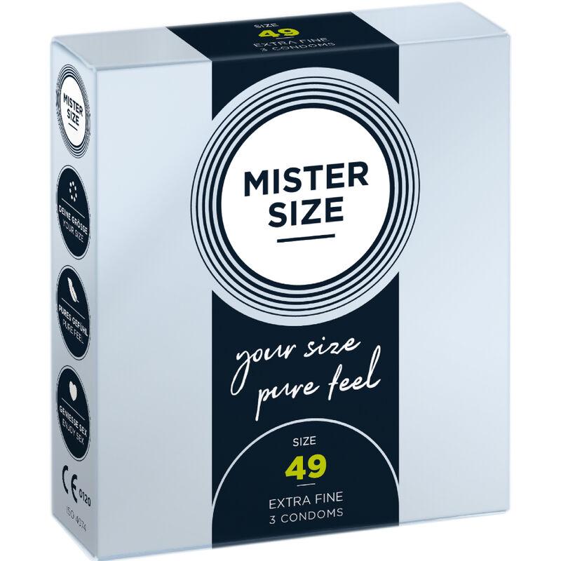 Mister size - preservativos talla s 49 mm (3 unidades) Mister size - preservativos talla s 49 mm (3 unidades)