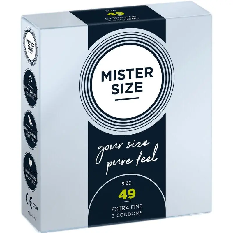 Mister size - preservativos talla s 49 mm (3 unidades) Mister size - preservativos talla s 49 mm (3 unidades)