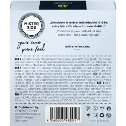 Mister size - preservativos talla s 49 mm (3 unidades) Mister size - preservativos talla s 49 mm (3 unidades)