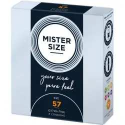 Mister size - preservativos talla l 57 mm (3 unidades) Mister size - preservativos talla l 57 mm (3 unidades)