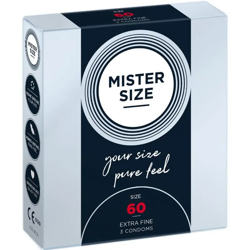 Mister size - preservativos talla xl 60 mm (3 unidades) Mister size - preservativos talla xl 60 mm (3 unidades)