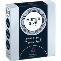 Mister size - preservativos talla xxl 64 mm (3 unidades)