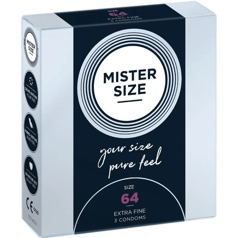 Mister size - preservativos talla xxl 64 mm (3 unidades) Mister size - preservativos talla xxl 64 mm (3 unidades)