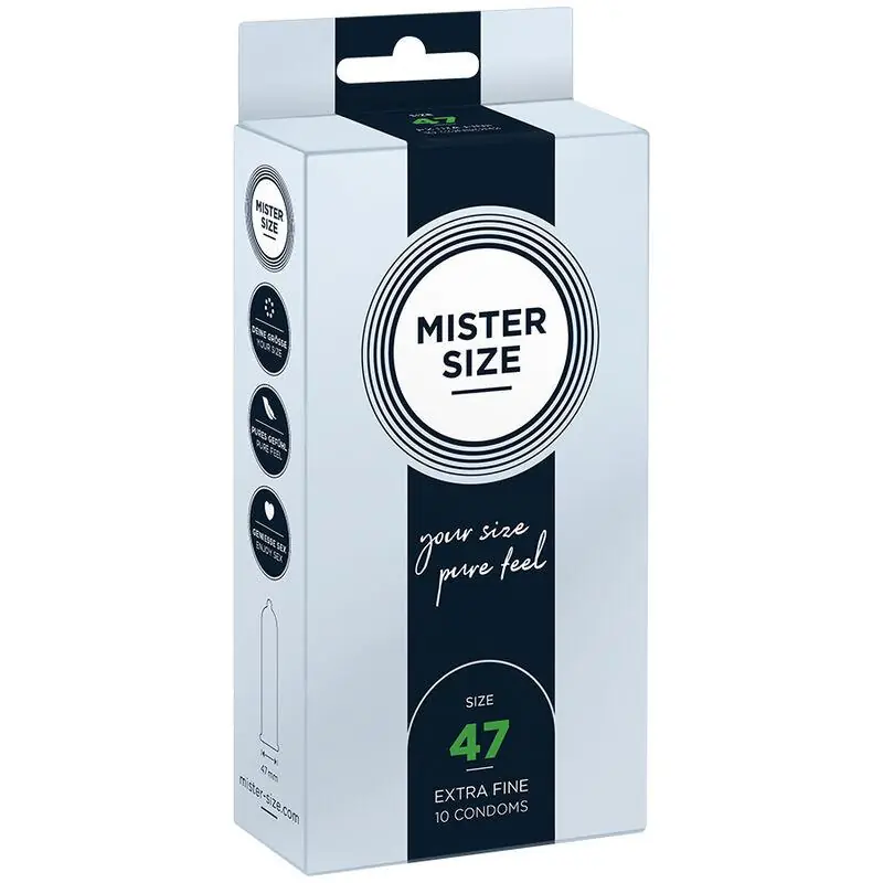 Mister size - preservativos talla xs 47 mm (10 unidades) Mister size - preservativos talla xs 47 mm (10 unidades)