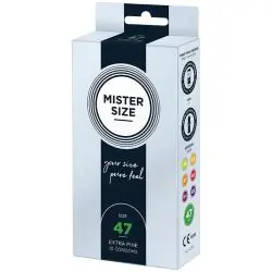 Mister size - preservativos talla xs 47 mm (10 unidades) Mister size - preservativos talla xs 47 mm (10 unidades)
