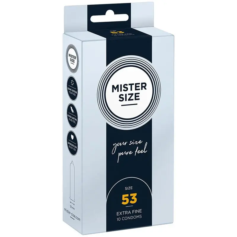 Mister size - preservativos talla m 53 mm (10 unidades) Mister size - preservativos talla m 53 mm (10 unidades)