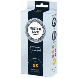 Mister size - preservativos talla m 53 mm (10 unidades) Mister size - preservativos talla m 53 mm (10 unidades)