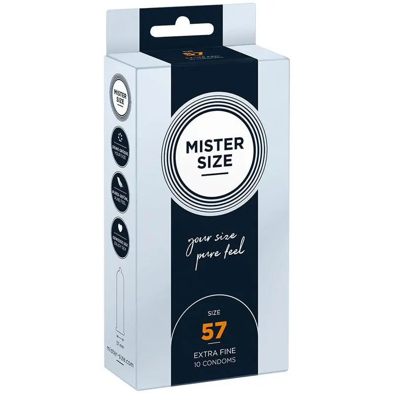Mister size - preservativos talla l 57 mm (10 unidades) Mister size - preservativos talla l 57 mm (10 unidades)