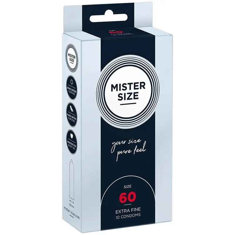 Mister size - preservativos talla xl 60 mm (10 unidades) Mister size - preservativos talla xl 60 mm (10 unidades)
