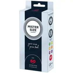 Mister size - preservativos talla xl 60 mm (10 unidades) Mister size - preservativos talla xl 60 mm (10 unidades)
