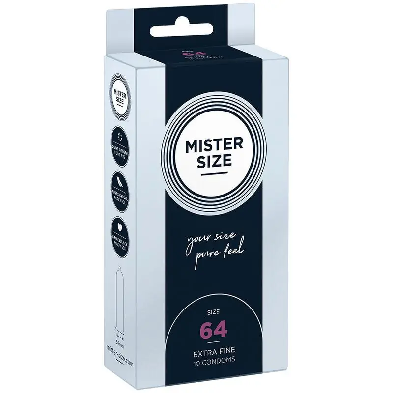 Mister size - preservativos talla xxl 64 mm (10 unidades) Mister size - preservativos talla xxl 64 mm (10 unidades)
