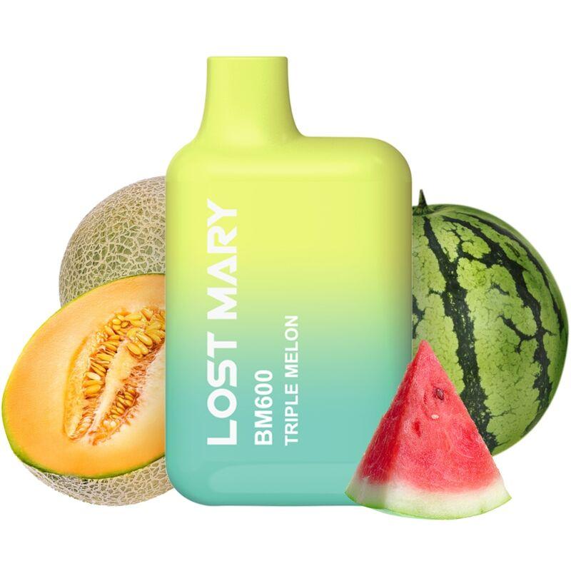 Lost mary - bm600 vaper nicotina 2% desechable sabor triple melón Lost mary - bm600 vaper nicotina 2% desechable sabor triple melón