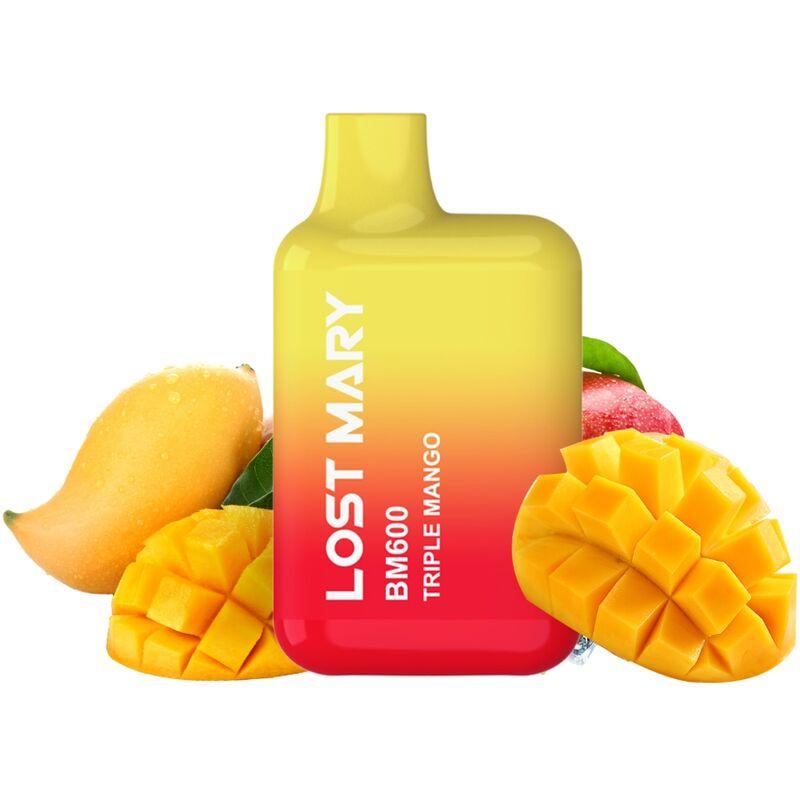 Lost mary - bm600 vaper nicotina 2% desechable sabor triple mango Lost mary - bm600 vaper nicotina 2% desechable sabor triple mango