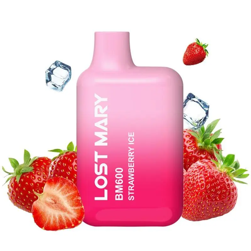 Lost mary - bm600 vaper nicotina 2% desechable sabor fresa helada