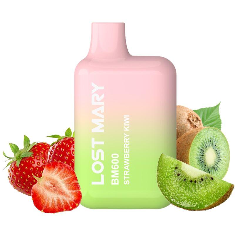 Lost mary - bm600 vaper nicotina 2% desechable sabor fresa kiwi Lost mary - bm600 vaper nicotina 2% desechable sabor fresa kiwi