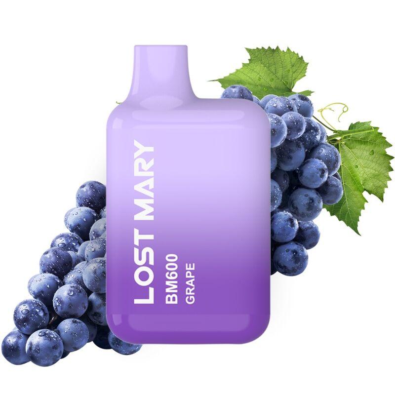 Lost mary - bm600 vaper nicotina 2% desechable sabor uva Lost mary - bm600 vaper nicotina 2% desechable sabor uva