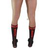 Macho - calcetines finos negro/rojo - 2