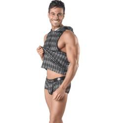 Anais men - aegis camiseta con capucha - - 4