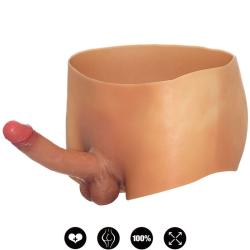Hidden desire - alter ego bóxer con pene 18 cm natural talla l