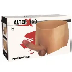 Hidden desire - alter ego bóxer con pene 18 cm natural talla l Hidden desire - alter ego bóxer con pene 18 cm natural talla l