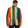Blazer arcoíris Leg Avenue talla M por detrás