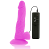 Diversia 18 cm lila, vista en ángulo con el mando por cable