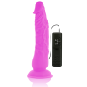 Diversia dildo flexible con vibracion 21 cm - lila - 3