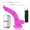 Diversia dildo flexible con vibracion 21.5 cm - lila - 2
