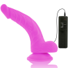 Diversia dildo flexible con vibracion 21.5 cm - lila - 3