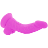 Diversia dildo flexible con vibracion 21.5 cm - lila - 4