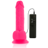 Diversia dildo flexible con vibracion 20.5 cm - rosa - 5