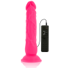 Diversia dildo flexible con vibracion 21 cm - rosa - 4