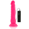 Diversia dildo flexible con vibracion 21 cm - rosa - 5